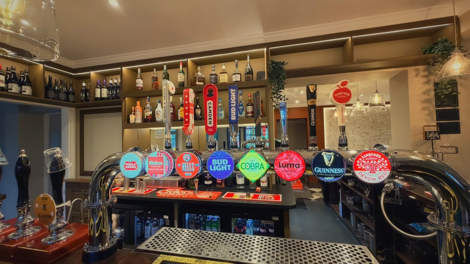 Interior of The Shepherd & Dog gastropub