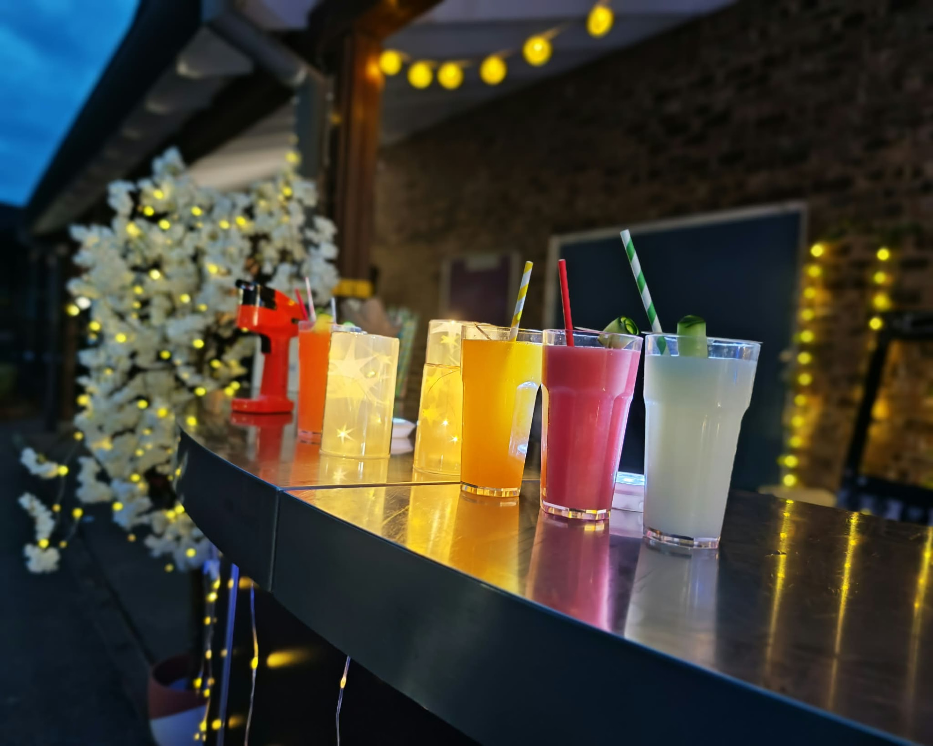 A rainbow of refreshments