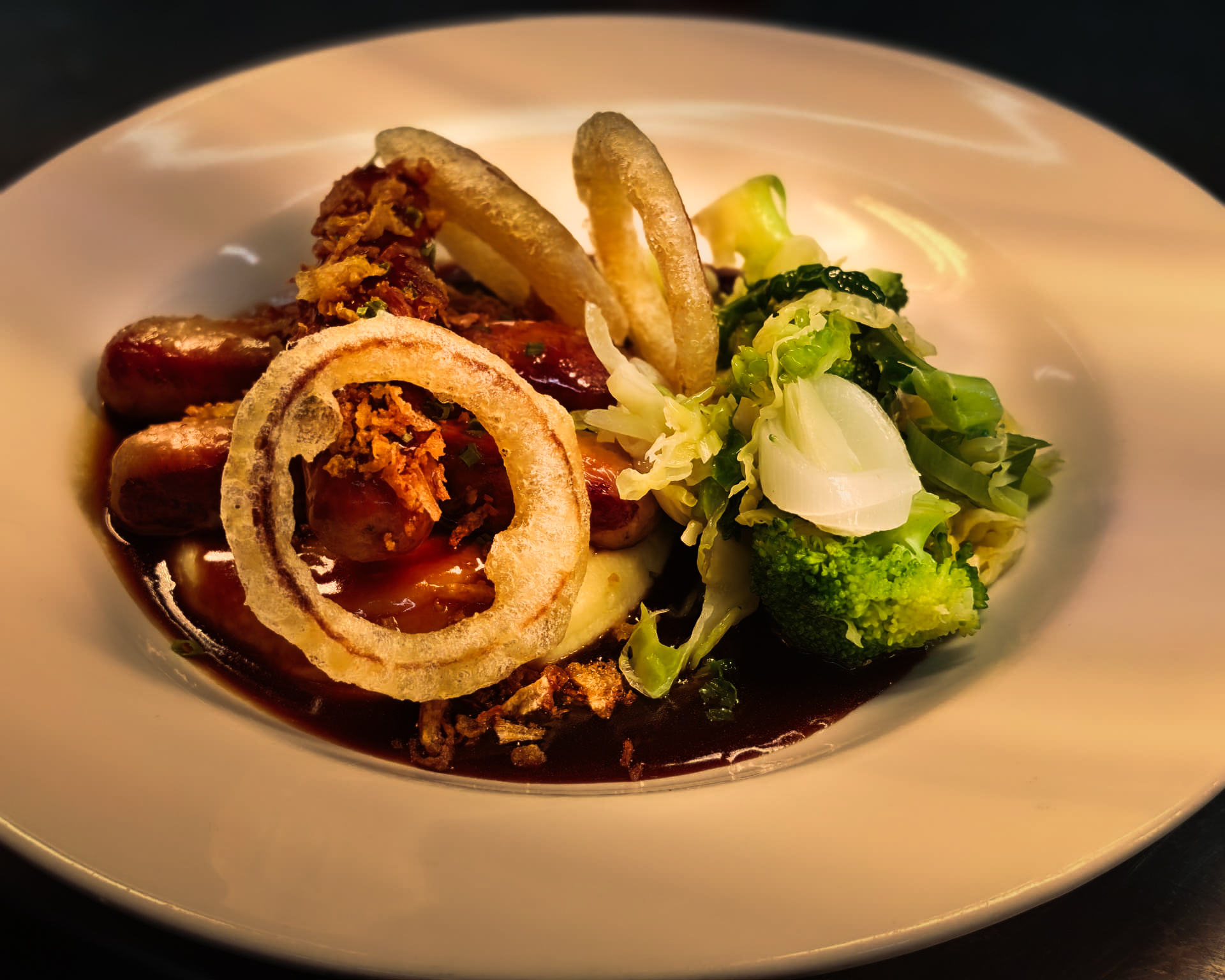 Sausage & Mash - another angle